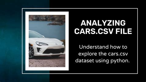 cars dataset csv